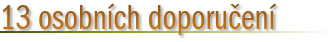 Osobní doporučení