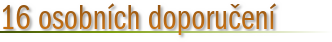 Osobní doporučení